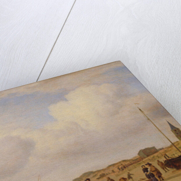 Noble Carriage on the Beach at Scheveningen, 1660 by Adriaen van de Velde