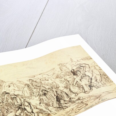 Crossing of the Loire in October 1793 by Emile Jean Horace Vernet