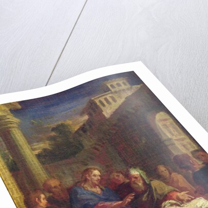 Jesus Healing the Bleeding Woman by Louis de the Younger Boulogne