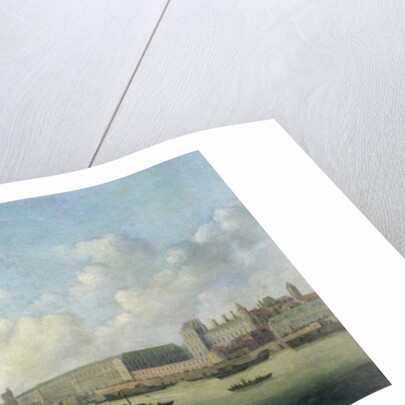 Perspective View of Paris perspective view of Paris from the Barber Bridge downstream by Abraham de Verwer