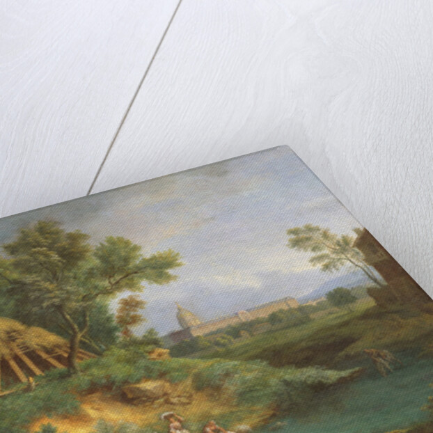 Hotel des Invalides, view from the Grenouillere by Jean-Francois the Younger Millet