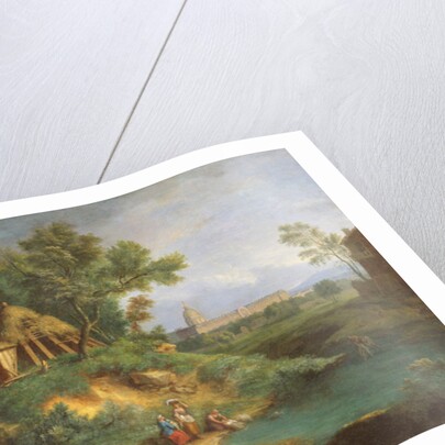 Hotel des Invalides, view from the Grenouillere by Jean-Francois the Younger Millet