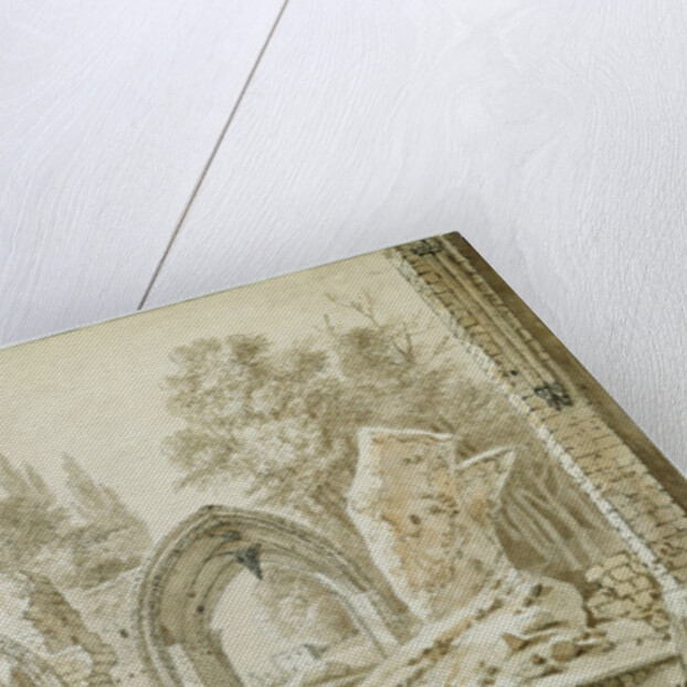 Interior of the Church of Sainte-Geneviève in Ruins, 1807 by Denise (fl.1779-97) Duchateau