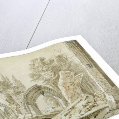 Interior of the Church of Sainte-Geneviève in Ruins, 1807 by Denise (fl.1779-97) Duchateau