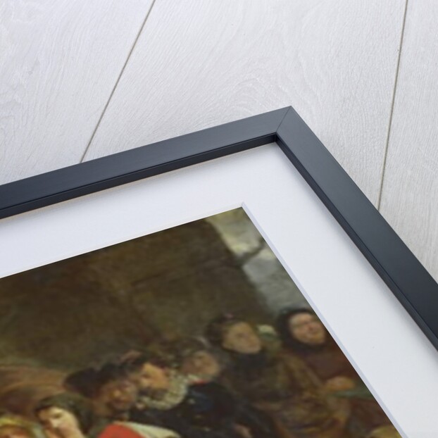 Queue at the Butcher's Shop, 1871 by Clement Auguste Andrieux