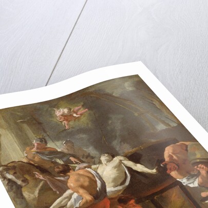 A sketch of The Martyrdom of Saint John the Evangelist, 1641 by Charles Le Brun