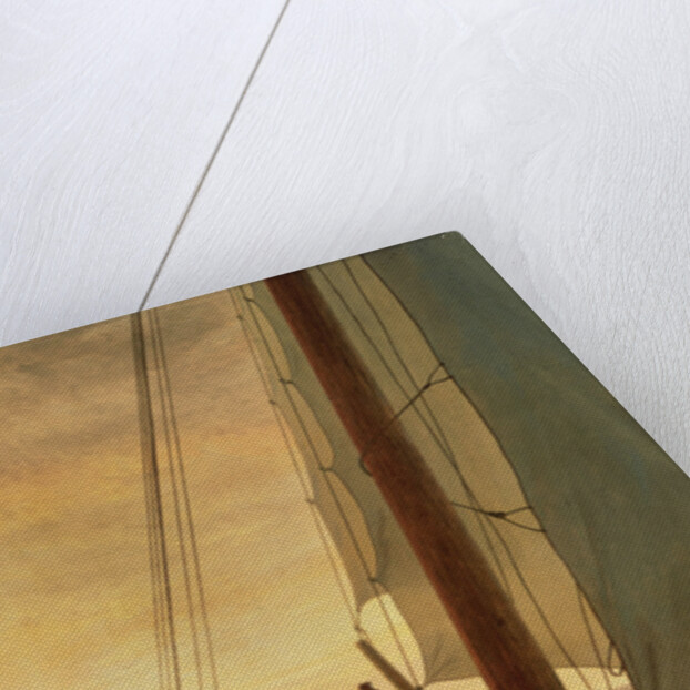 On Board a Sailing Ship, 1819 by Caspar David Friedrich