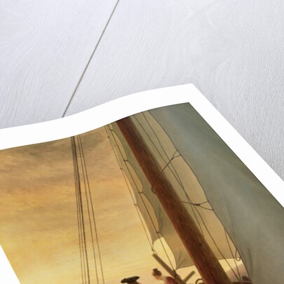 On Board a Sailing Ship, 1819 by Caspar David Friedrich