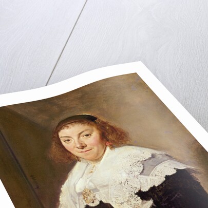 Maria Pietersdochter Olycann, wife of Andries van der Horn, 1638 by Frans Hals