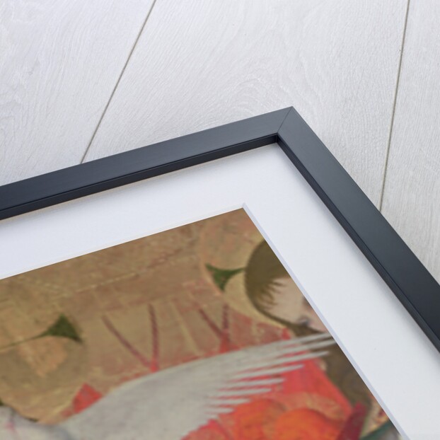 Detail of the Coronation of the Virgin, 1453-54 by Enguerrand Quarton