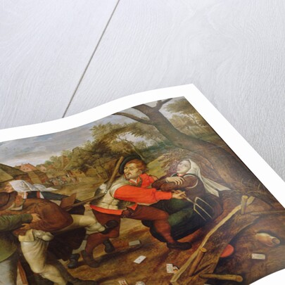 Peasants' Brawl by Pieter the Younger Brueghel