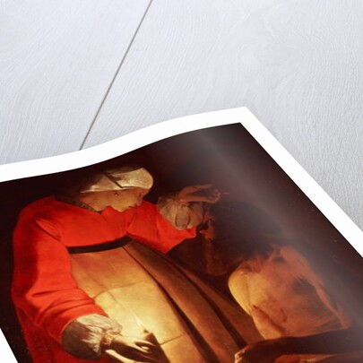 Job Mocked by His Wife, c.1620-50 by Georges de la Tour