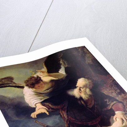 The Angel Stopping Abraham from Sacrificing Isaac, 1636 by (studio of) Rembrandt Harmensz. van Rijn