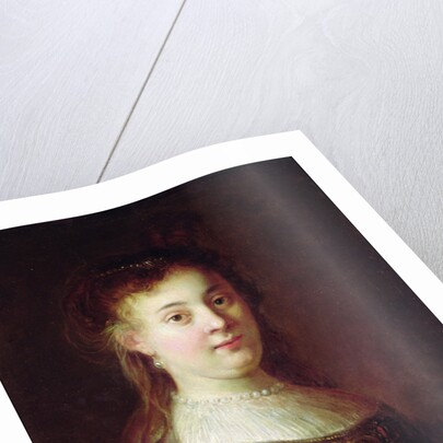 Portrait of Saskia van Uylenburch, c.1633 by Rembrandt Harmensz. van Rijn