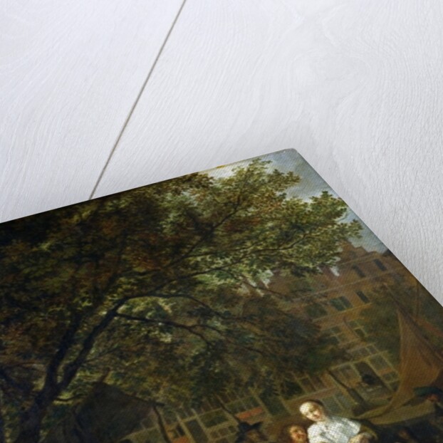 A Herb Market in Amsterdam by Gabriel Metsu