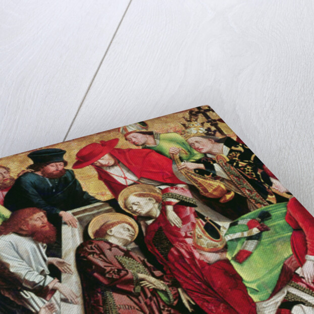 Entombment of St. Stephen and St. Lawrence in Rome by Michael Pacher