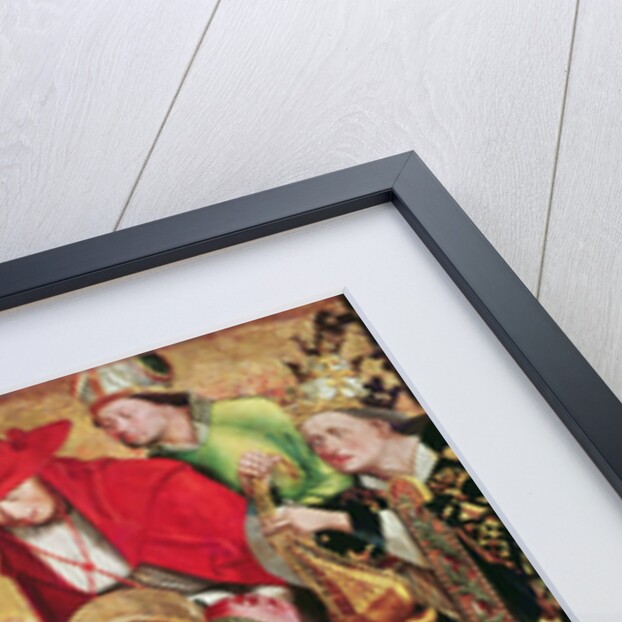 Entombment of St. Stephen and St. Lawrence in Rome by Michael Pacher