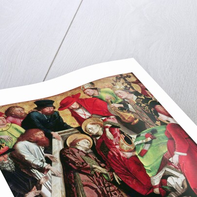 Entombment of St. Stephen and St. Lawrence in Rome by Michael Pacher