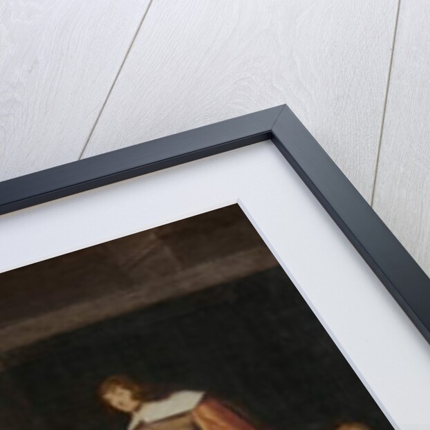 An artist painting the portrait of a young lord in Antwerp by Joos van Craesbeeck