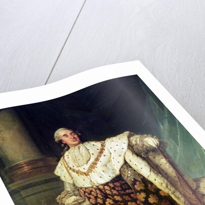 Full-length Portrait of Louis XVI, King of France and Navarre by Joseph Siffred Duplessis
