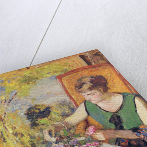 Woman with a Bouquet of Flowers, 1925 by Edouard Vuillard