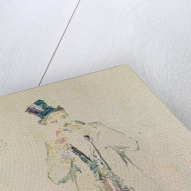 A Standing Gentleman Lighting his Cigar, 1885 by Henri de Toulouse-Lautrec