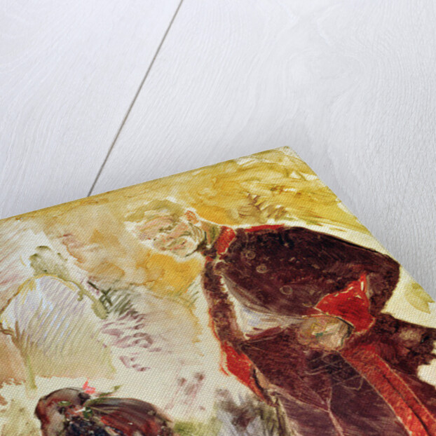 Artilleryman and girl, 1886 by Henri de Toulouse-Lautrec