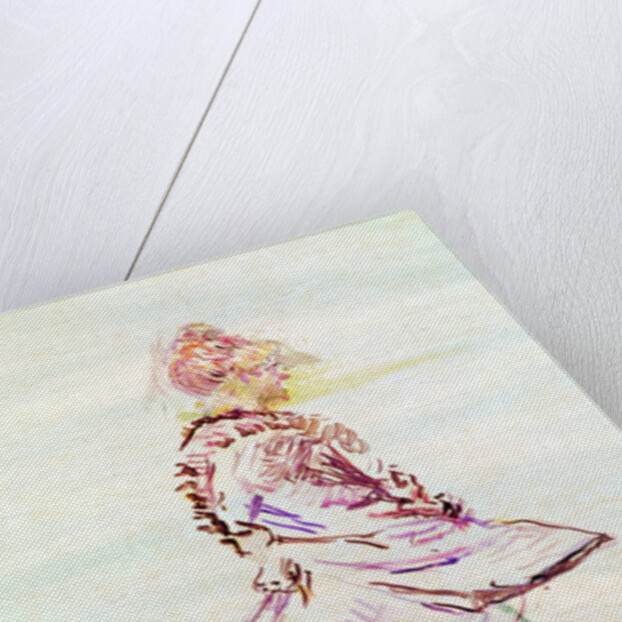 The Profile of a Standing Dancer, 1887 by Henri de Toulouse-Lautrec