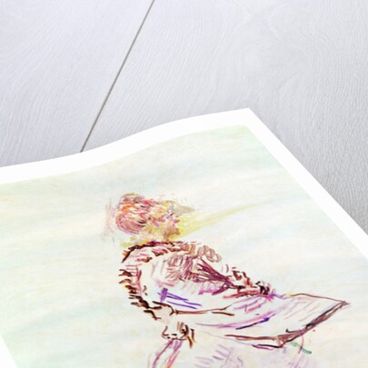 The Profile of a Standing Dancer, 1887 by Henri de Toulouse-Lautrec