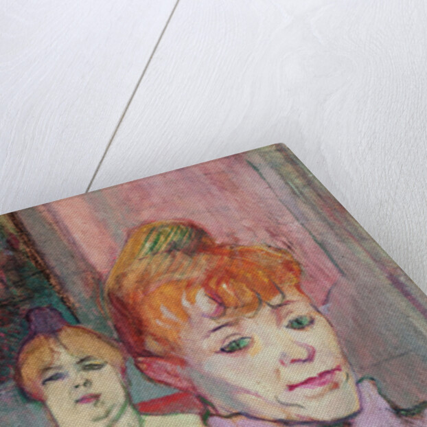 In the Salon of the Rue des Moulins, 1894 by Henri de Toulouse-Lautrec