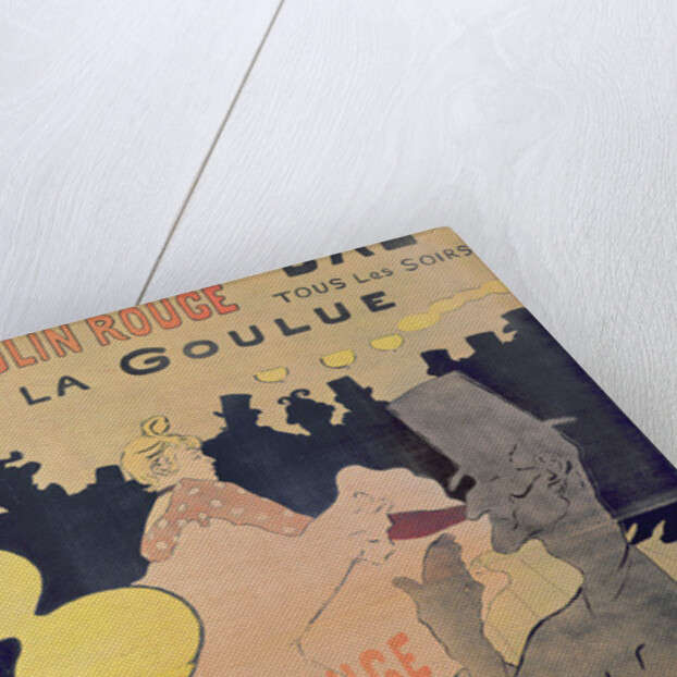 Poster advertising 'La Goulue' at the Moulin Rouge, 1891 by Henri de Toulouse-Lautrec