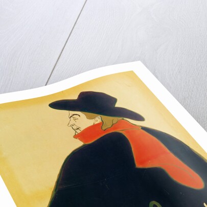 Aristide Bruant in his Cabaret, 1893 by Henri de Toulouse-Lautrec