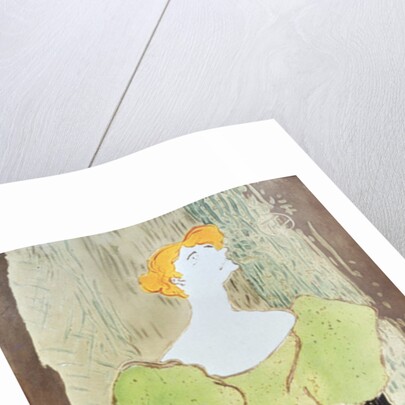 Yvette Guilbert, Music-Hall Singer, 1895 by Henri de Toulouse-Lautrec