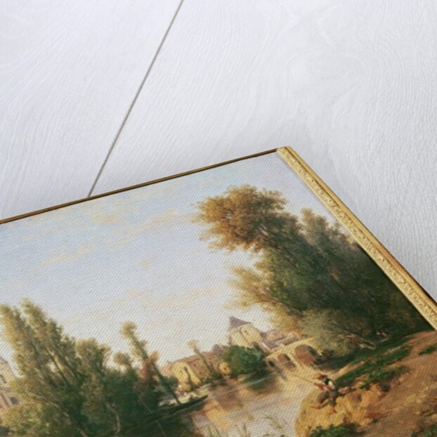 Moret-sur-Loing by Francois Antoine Leon Fleury