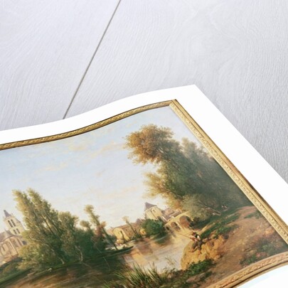 Moret-sur-Loing by Francois Antoine Leon Fleury