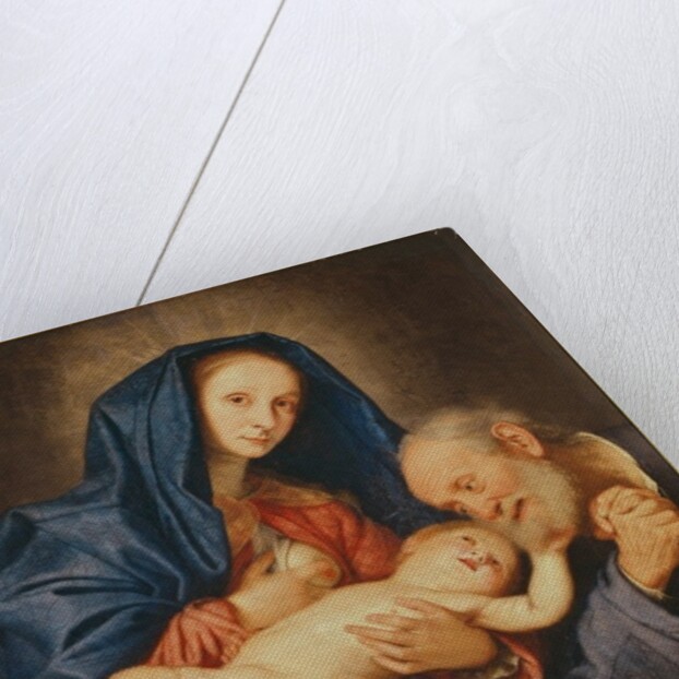 The Holy Family with a Basket by Il (Giovanni Salvi) (school of) Sassoferrato