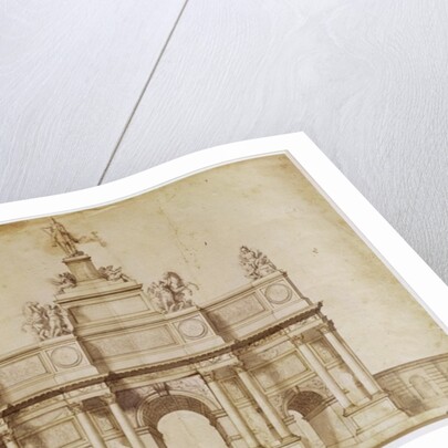 Proposal for the Arc de Triumphe, rue Saint-Antoine, Paris, c.1668 by Charles Le Brun