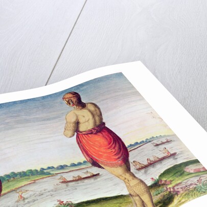 Admiranta Narratio..., Noble Woman of Secota, Virginia, 1585-1588 by Theodor de Bry