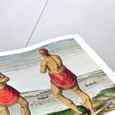 Admiranta Narratio..., Chief Roanoack, 1585-1588 by Theodor de Bry