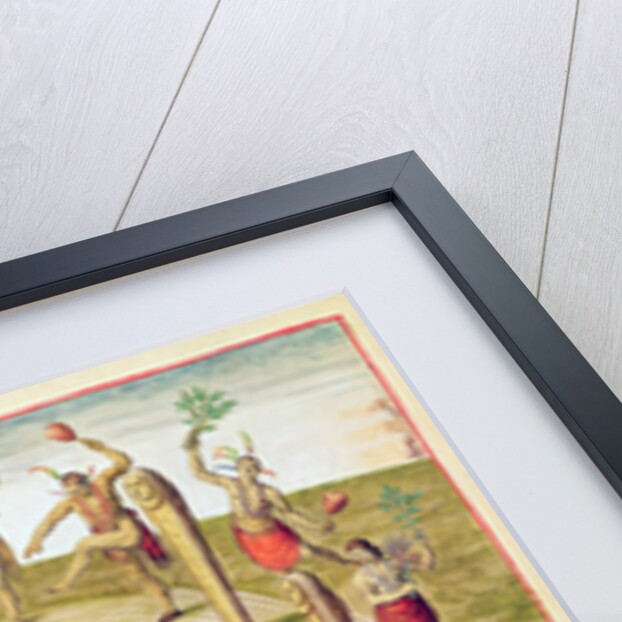 Admiranta Narratio, The Virginian Ritual Dance of Friendship, 1585-88 by Theodor de Bry