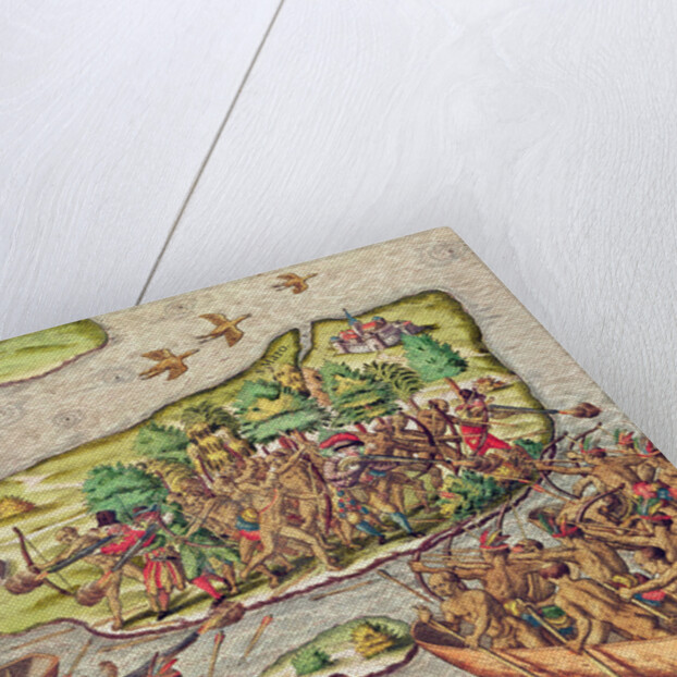 Americae Tertia Pars, how I fell into the hands of the enemy, 1562 by Theodor de Bry