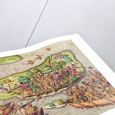 Americae Tertia Pars, how I fell into the hands of the enemy, 1562 by Theodor de Bry