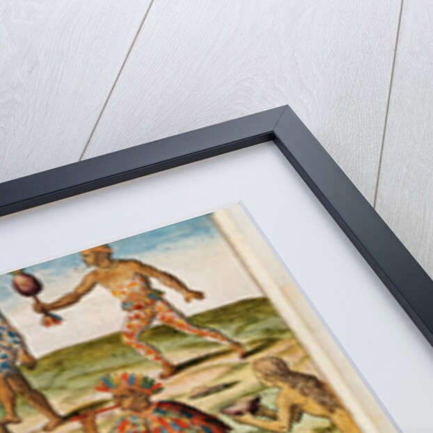 Navigatio in Brasiliam Americae, Preparation of a Beverage made of Corn and Wheat, 1563 by Theodor de Bry