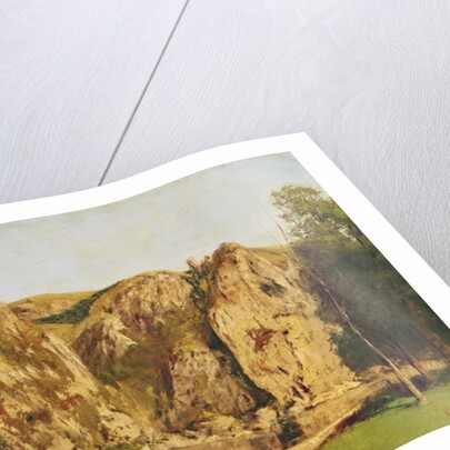 The River Meuse, Freyr, c.1856 by Gustave Courbet