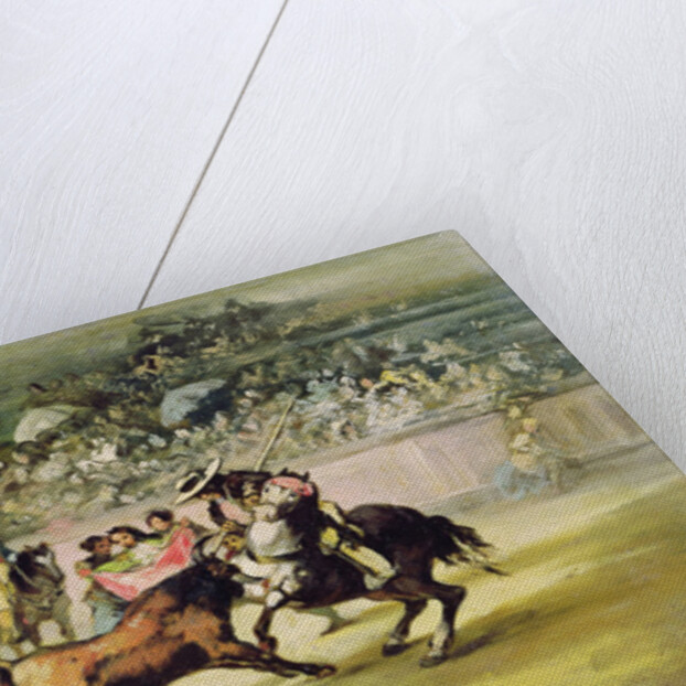 The Courageous Randon fighting a Bull by Francisco Jose de Goya y Lucientes
