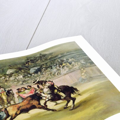 The Courageous Randon fighting a Bull by Francisco Jose de Goya y Lucientes