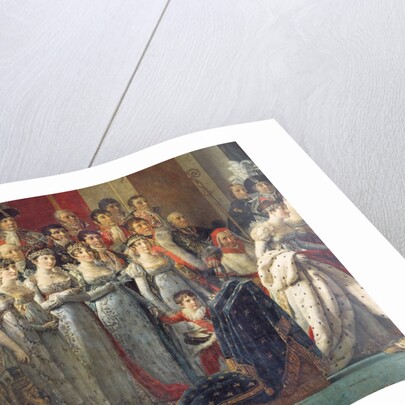 The Consecration of the Emperor Napoleon I and the Coronation of Empress Joséphine in Notre-Dame Cathedral, 2nd December 1804, 1805-07 by Jacques Louis David