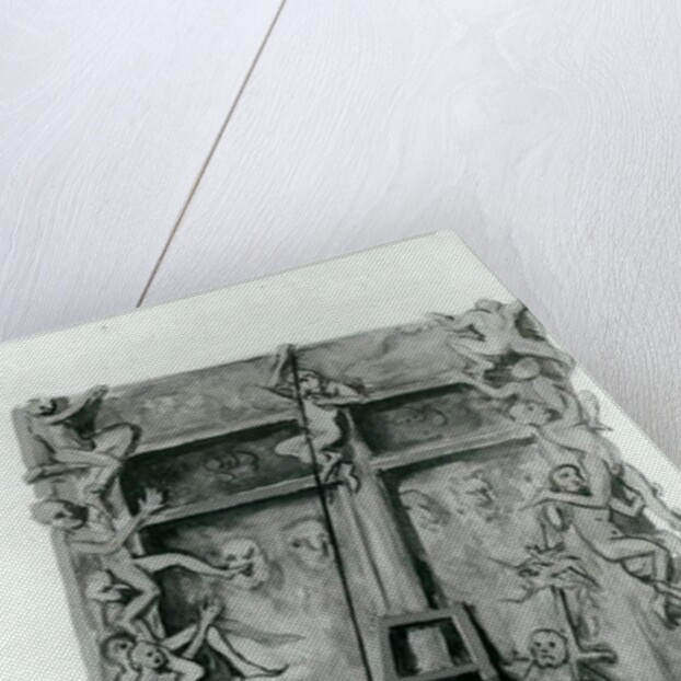 Portrait of Auguste Rodin bearing the gates of Hell by Fernand Paillet