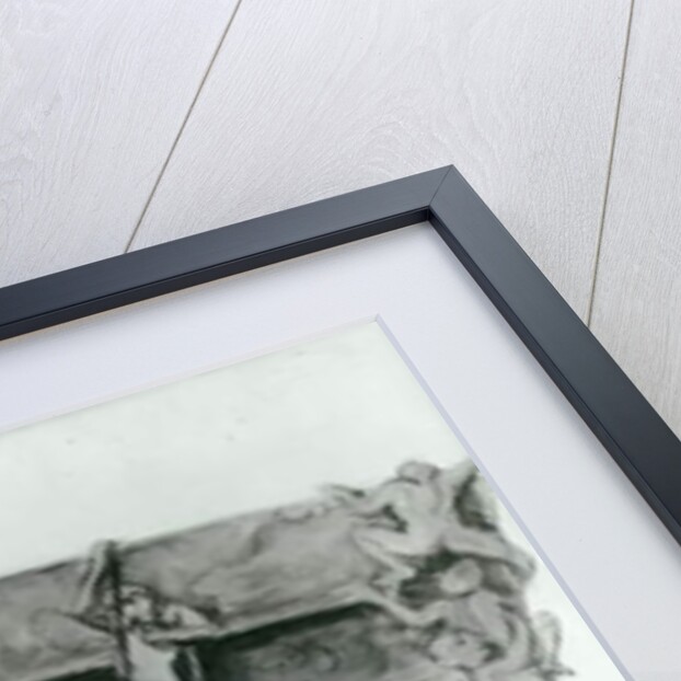 Portrait of Auguste Rodin bearing the gates of Hell by Fernand Paillet