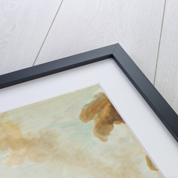 Salon of the Print-maker Gilles Demarteau, above the door: doves and sheet music, c.1750-65 by Francois Boucher